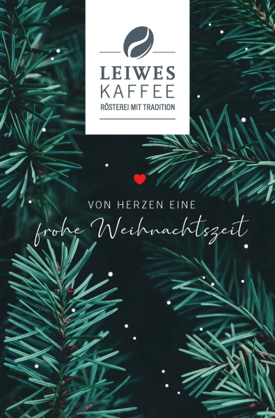 Leiwes Weihnachtsetikett